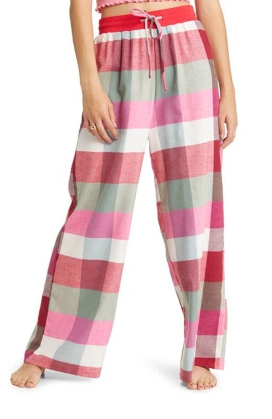 SALE New ~ BP. NORDSTROM ~ Red Checkered Plaid Flannel Pajama Pants Size 3X